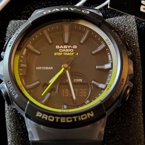 CASIO Watch Baby-G Baby G for running - STEP TRACKER BGS-100-1A new with tag/box